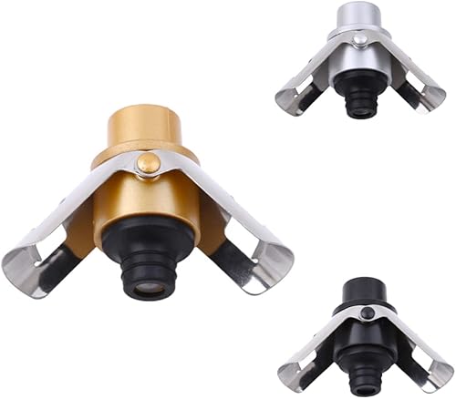 Miniatura 4 de Tapones de vino, tapón de champán, protector de botellas espumosas, acero inoxidable para sellado al vacío con una bomba de presión incorporada,