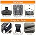 liuliuby Flex CozyMuff - Universal Footmuff with Adjustable Length and Hood - Bunting Bag for Stroller (Charcoal Gray)