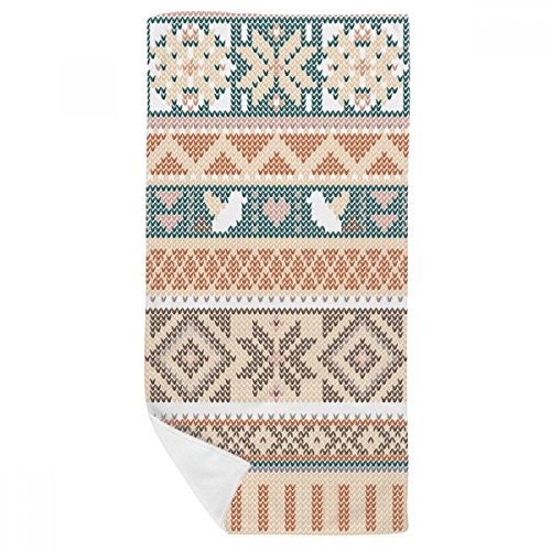 Gant de toilette serviette de bain 35x70cm doux multicolore pour visage - 2