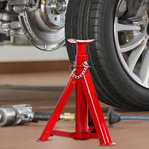 Support de levage de véhicule 3 tonnes pliable et réglable pour l'entretien auto - 4