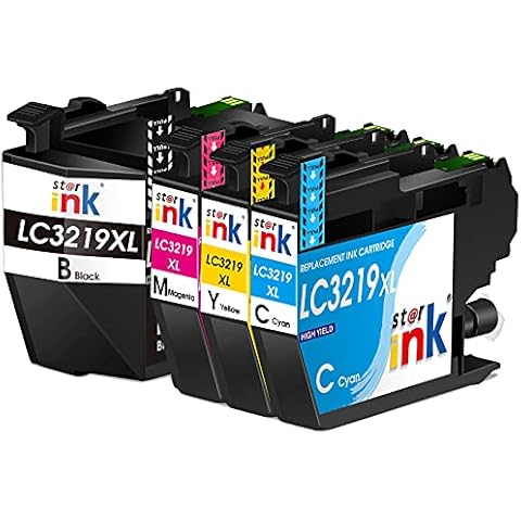 LC3219XL LC3217 Compatible for Brother LC3219XL LC3217 Ink Cartridges for Brother MFC-J5330DW MFC-J5335DW MFC-J5730DW MFC-J5930DW MFC-J6530DW MFC-J6930DW MFC-J6935DW (Black/Cyan/Magenta/Yellow) Cover