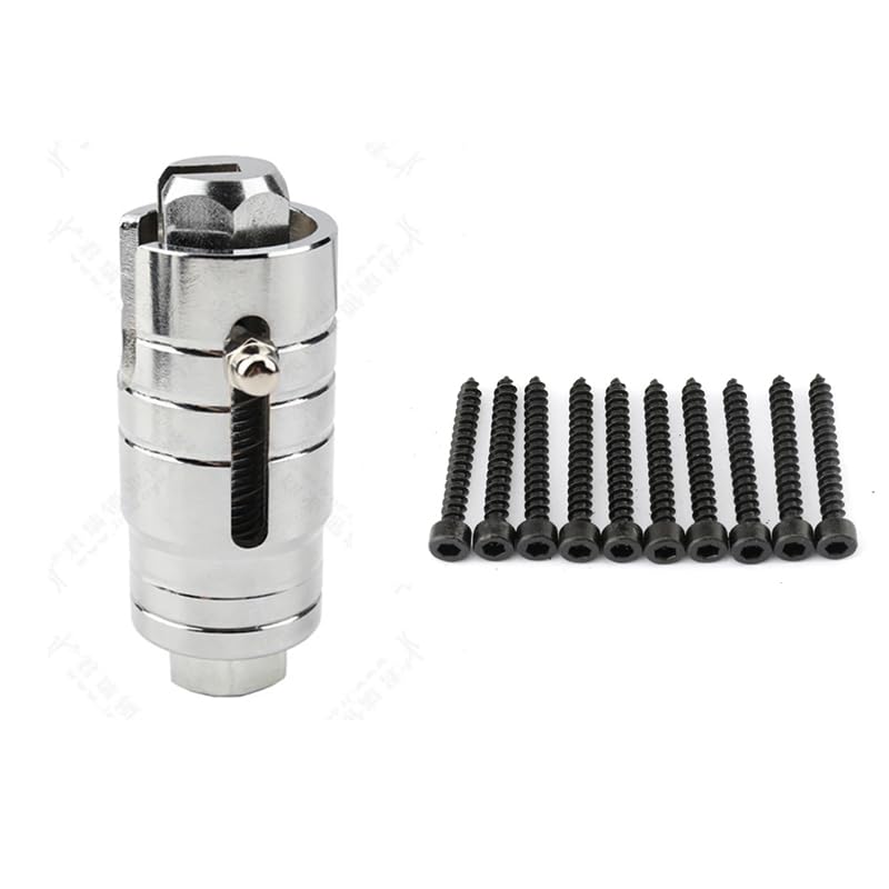 Extractor de cerradura de 1 pieza con tornillos de 10 piezas, extractor especial de cilindro de cerradura para cerradura de puerta, suministros de Lock Smith, herramientas profesionales de cerrajería