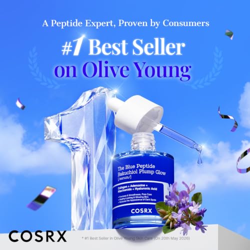 COSRX The Blue Copper Peptide Bakuchiol Serum, Glow & Plumping, 1.69 Fl Oz - image 3