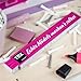 TOX, Pink/White, Metre Rule, 2 Meter, Imprint: Echte Mädels Machen´S Selber, Folding Ruler for Real Power Women, 1 Piece, 09969002