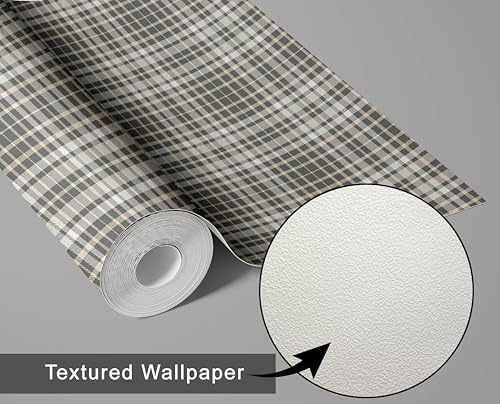 Papier peint à carreaux gris : rénovation murale rapide et propre - 6