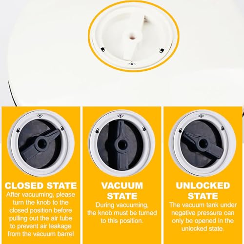 Machine électrique de culbutage nourriture sous vide tambour 5 L - 4