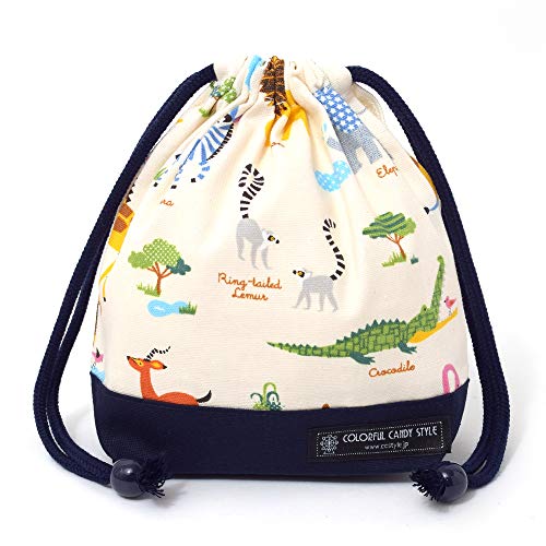 Sac à déjeuner à cordon petit format Savannah COLORFUL CANDY STYLE - 5