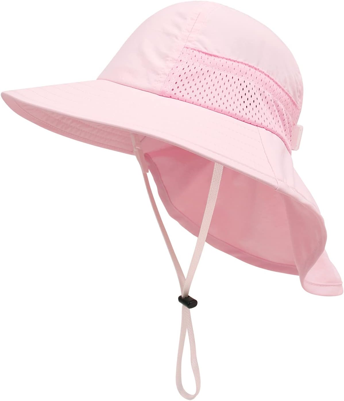 XIAOHAWANGGirls Sun Hat Baby Beach Hats Boys UPF 50+ Kids Summer Protection Cap Toddler Breathable Caps Wide Brim Neck Flap