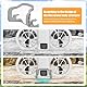 Gimbal Bumper Guard, Gimbal Stoßstangen für DJI Neo Versicherung Stoßfänger Gimbal Anti-Kollision Schutzleiste Kratzschutz Zubehör (Grey)