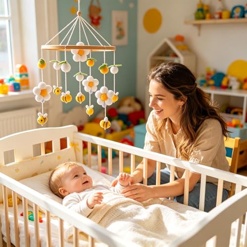 Jouets suspendus et décoration pour lit de bébé, cadeau idéal de naissance - 2