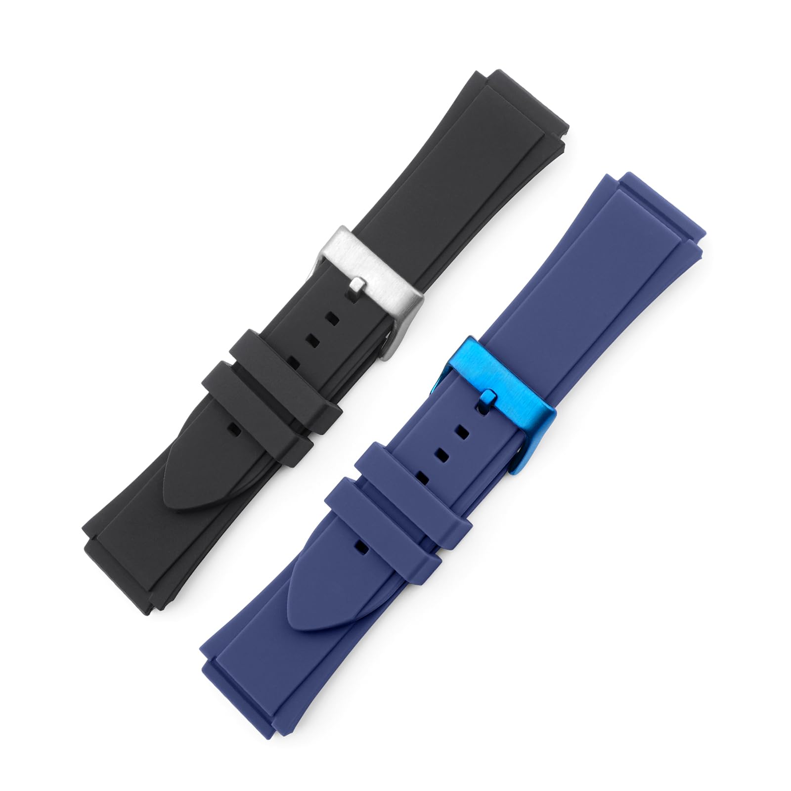 Pasek kompatybilny z zegarkiem GUESS Watch 22 mm, miękki silikonowy gumowy pasek zastępczy do serii 45 mm W0247G3 W0040G3 W0040G7, niebieski