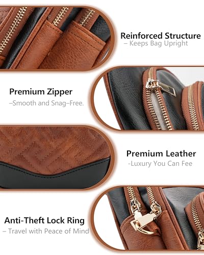 Image of Anti Theft Crossbody Bags for Women,RFID Sling Bag Travel Purse