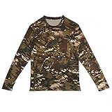camuflaje camiseta 【DISEÑO DE MODA】 El diseño de estilo delgado mostrará bien la curva perfecta de tu cuerpo. El color es muy similar al color de la jungla, es realmente adecuado para deportes al aire libre.