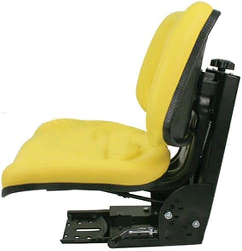 Miniatura 3 de Reliable Aftermarket Parts Asiento amarillo de la suspensión del tractor se adapta a John Deere 5200 5210 5300 5310 5510