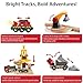 BRIO World Cargo Railway Deluxe - Wooden Track Train Set - Battery-Powered Engine, 3 Cranes, Bridge, Truck - Kids Ages 3+ - Compatible with All Wooden Rail Sets - FSC Certified Wood - 54-Pieces