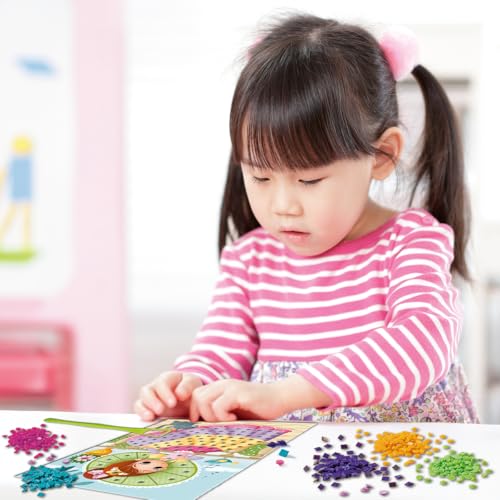 Ravensburger – Be Creative – Mosaïque Junior – Princesses – Création de Tableaux – Loisir créatif – Dès – 25533 - vue 4