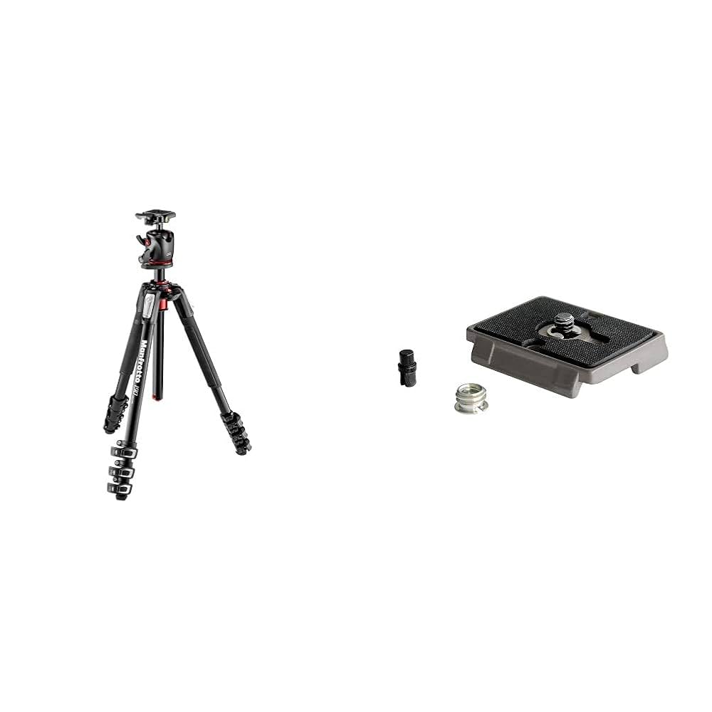 Amazon.com : Manfrotto 190XPRO Aluminum 4-Section Tripod Kit
