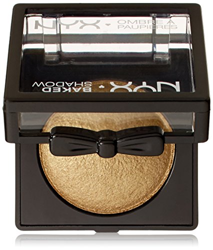 NYX Professional Makeup Baked Eyeshadow, Ghetto Gold, 0.1 Ounce