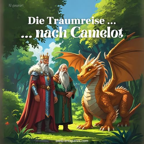 『Die Traumreise nach Camelot: Ein magisches Abenteuer für kleine & große Träumer ✨ König Artus Geschichte』のカバーアート