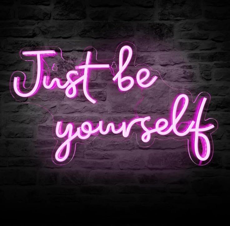SG PRINT Just Be Yourself Neon Signs Light for Wall Decor hall decor-image-35