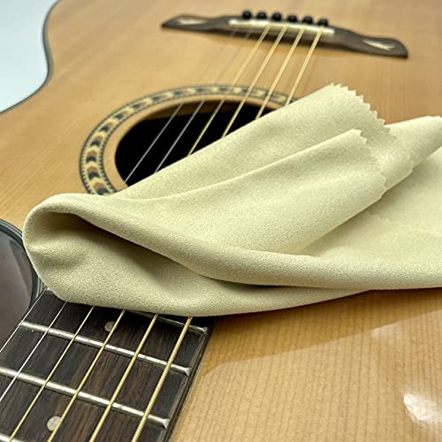 Aawipes Trumpet Cleaning Cloths Microfiber 12"X12" (6-Pack, Yellow) Plush Polishing Cloths For Musical Instruments Cleaning Cloths For Guitar Violin Piano Clarinet Sax Universal (Hcis-1212-Y) #TOP5