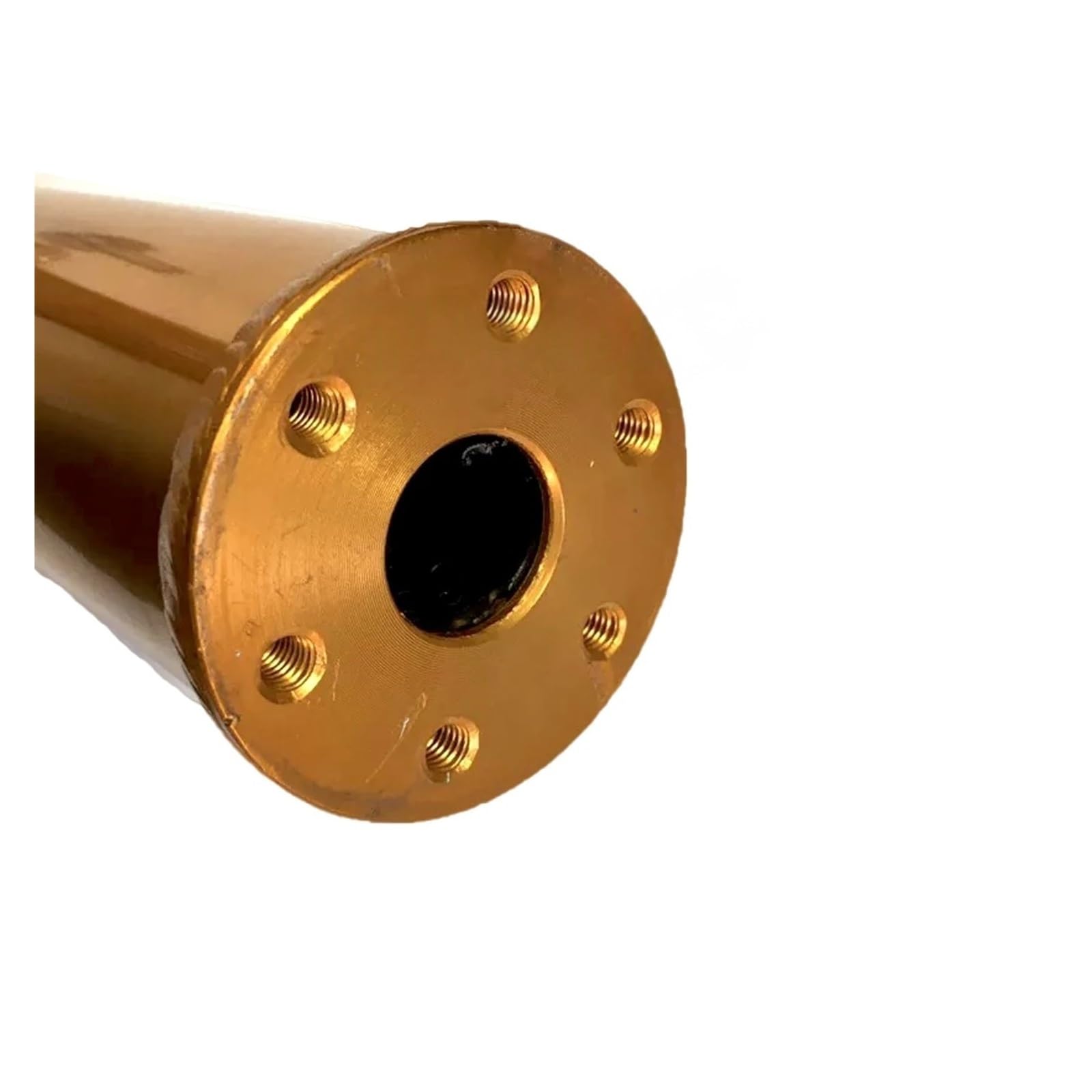 Uniwersalny Metalowy Tłumik Rury Wydechowej 60x280mm Wyścigi Motocyklowe Pasuje Do 50cc-240cc rura wydechowa(Gold)