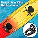 HLOGREE 4Pcs Kayak Seat Clips Replacement,Kayak Seat Clip Parts Fit for Lifetime Emotional,Kayak Seat Belt Clips,Kayak Seat Repair Clip,Kayak Straps Seat Clip with Straps,Kayak Accessories
