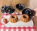 Webake 4 Inch Mini Fluted Tube Pans Nonstick Bakeware Set of 4, Angel Food Cake, Kugelhopf, Brownie