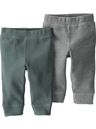 Image of Little Planet by Carter's Unisex Baby 2-Pack Ribbed Pants Made with Organic CottonPants