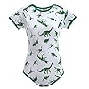 LittleForBig Baumwolle Strampler Onesie Pyjamas Bodysuit - Dinosaurier Muster – Bild 6