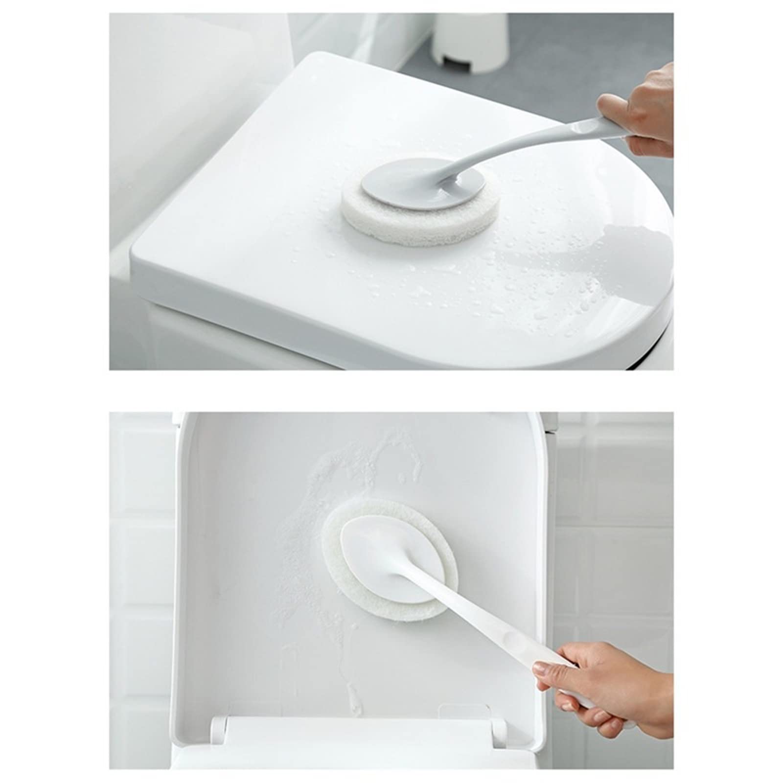 Rasquetas para Ducha, Esponja limpiadora de Ducha for Cristales y Espejos Multicolor(Grey)
