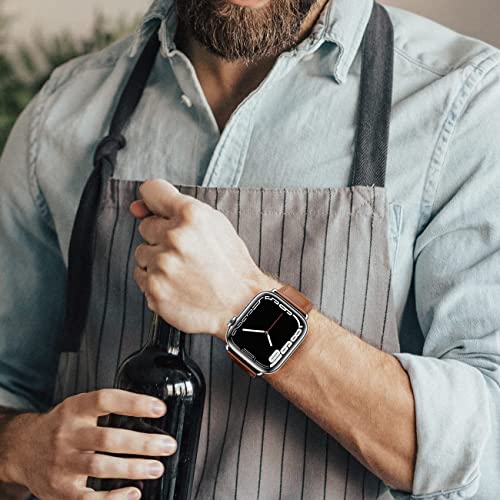 EDIMENS Cinturino in vera pelle compatibile per