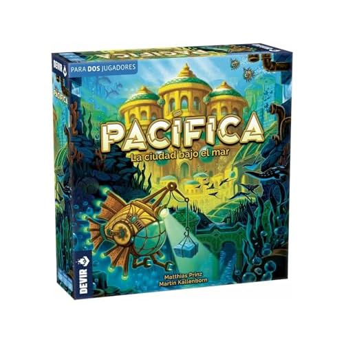 Devir - Pacífica Juego de Mesa, en Pareja, Divertido y Rápido (BGPACSP)