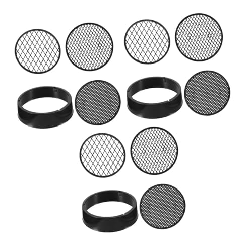 UKCOCO 3juegos De Suelo De Plástico con Malla Reemplazable para Jardinería Criba Clasificadora para Tierra Malezas Uso Bonsáis y Gatos De Tamices De Laboratorio