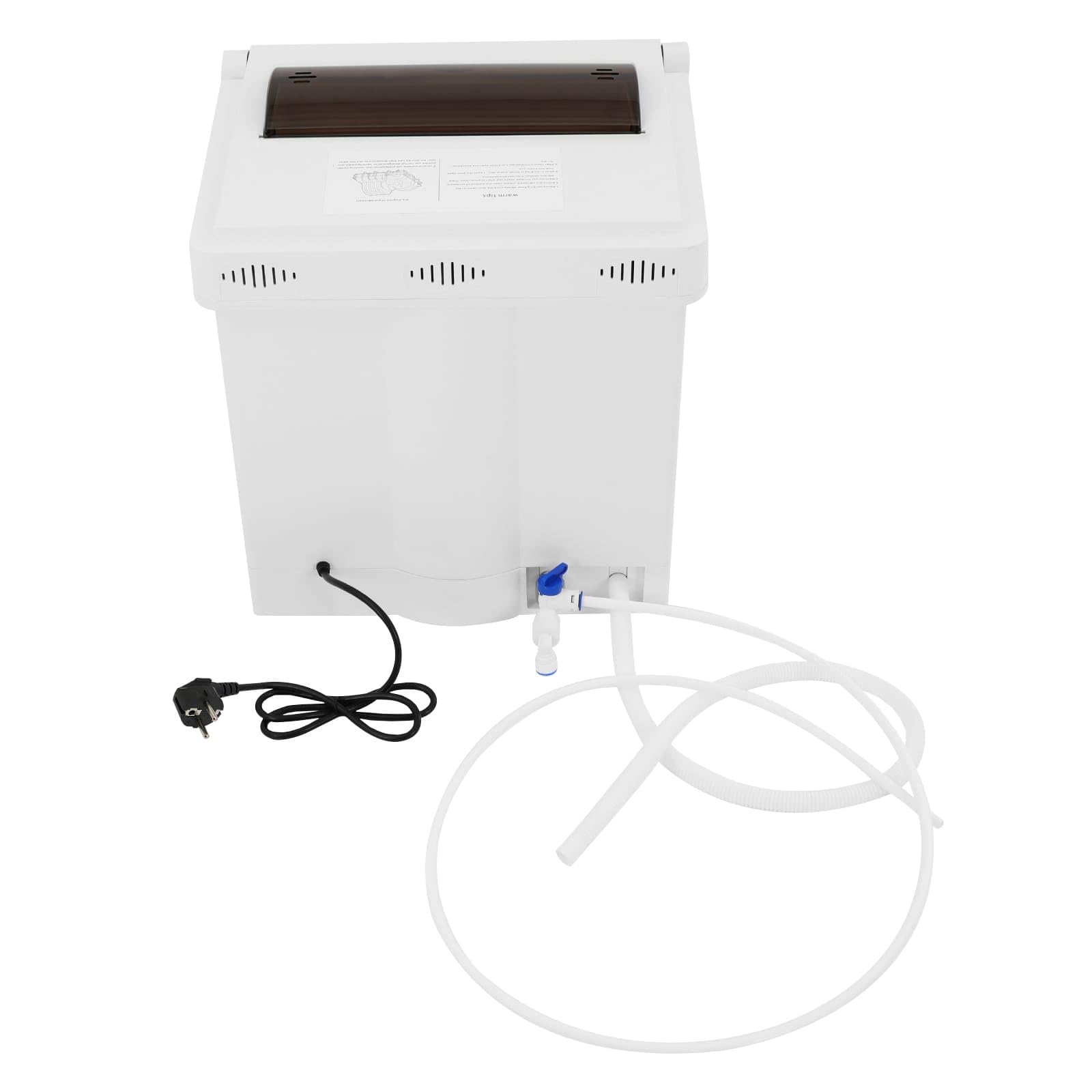 Mini Lavastoviglie da Tavolo, 5 programmi (Standard/Veloce/Intensivo/Frutta/Disinfezione), 4-6 Persone, Design Compatto 46x41x46cm, Per Piccole Case, Appartamenti