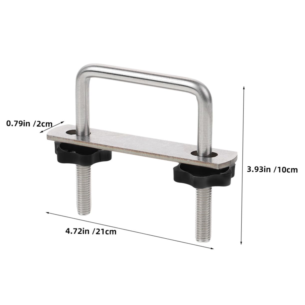 SEWOART U Bolt Clamp for Car Roof Rack Versatile Clip for Secure Cargo Attachment Easy Installation Compatible with Roof Racks Bike Racks Stable Grip for Safe Travel