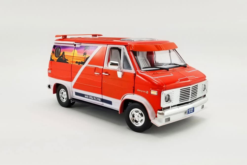 1976 Chevrolet Van G10 ミニカー Amazon.com: ModelToyCars 1976 Chevy G-Series Van - Good