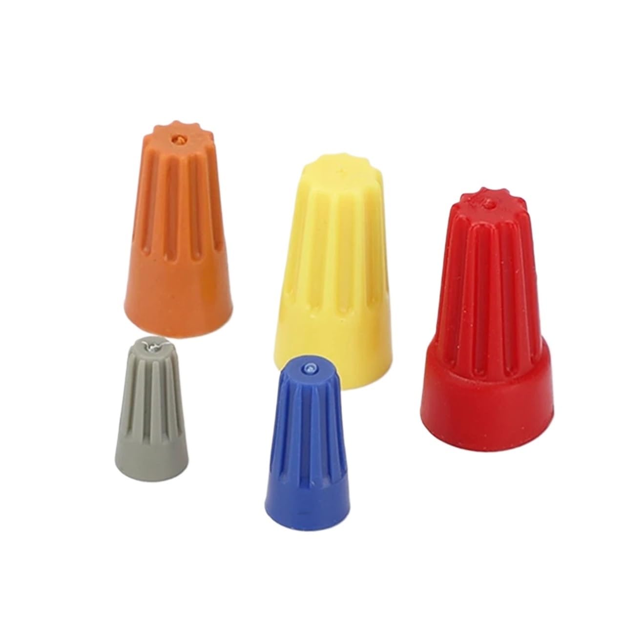 Wire Caps 1Set/330Pcs Spiral Crimping Cap Twist-On Terminals Insulated Quick Wire Connector Screw-Type Clamp Spring Nut Caps Connection P1 P2 P3 P4 P6