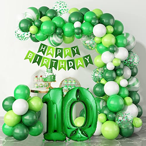 10. Geburtstag Banner & Girlande Set Für Jungen – Schwarz Mit Glitzer, Doppelstellig