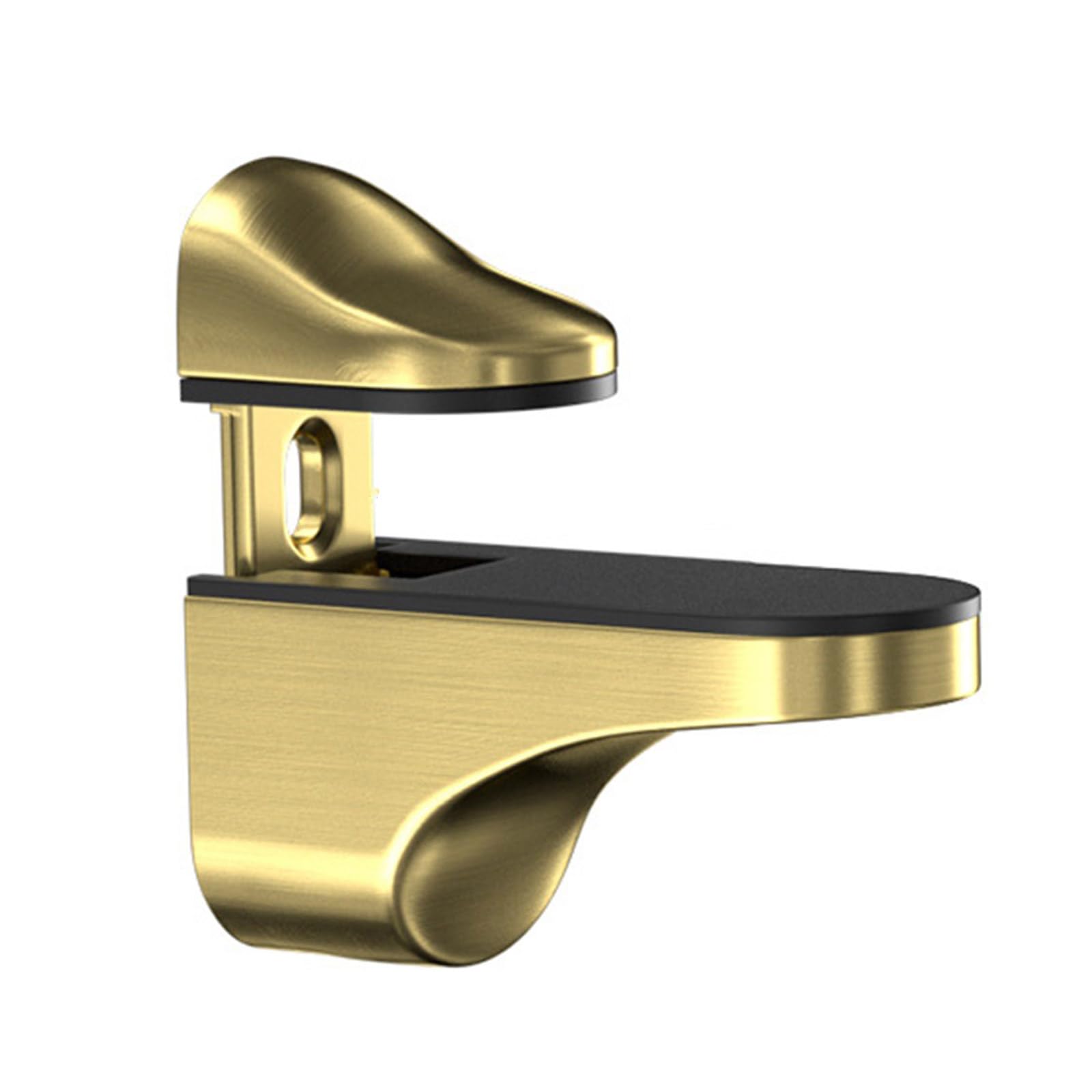 Metal Glass Shelving Brackets Adjustable Wall Mount Clamps Elegant Glass Shelf Simple Intalls for Panel Panel Carriers