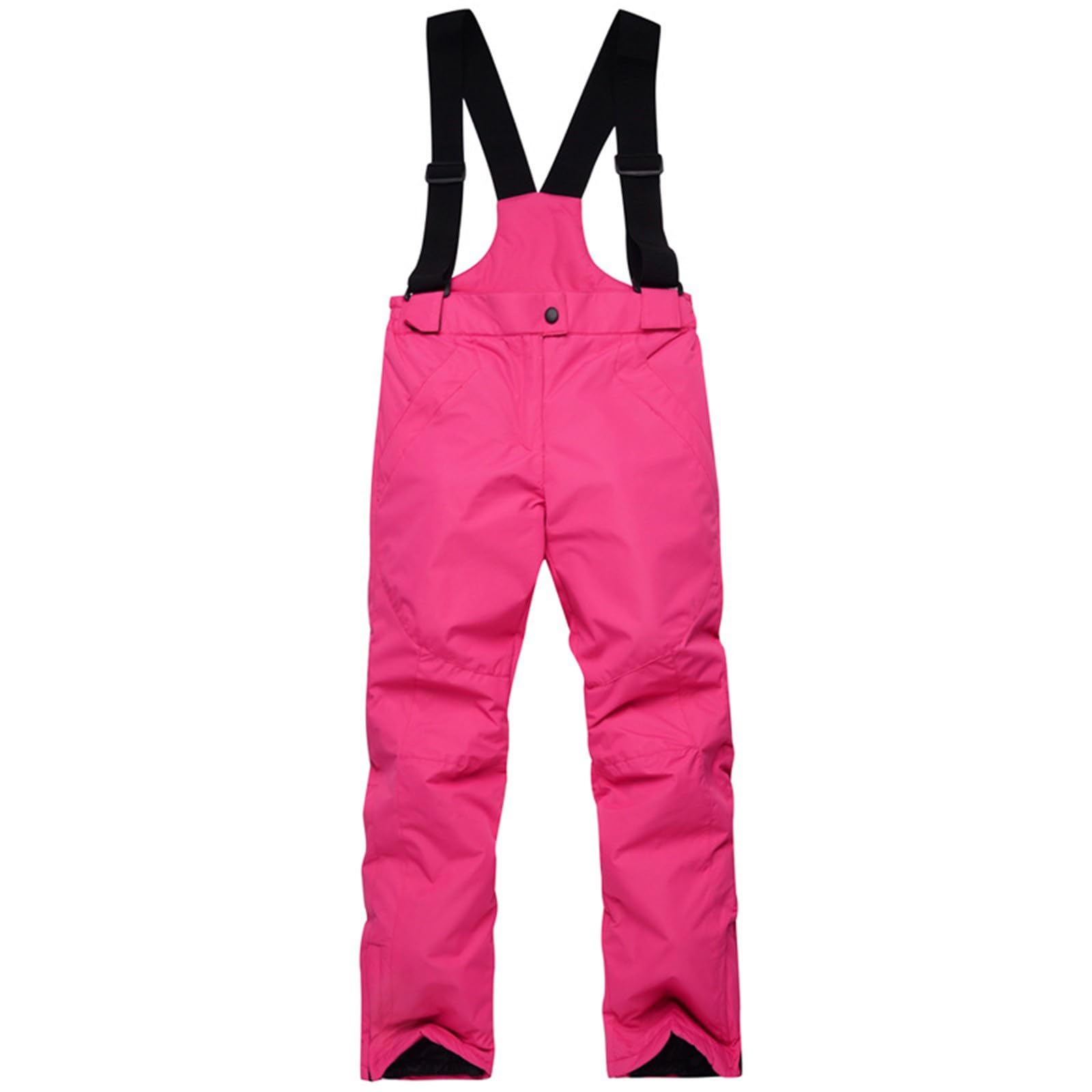 Pantalon de ski pour enfant - Pantalon softshell imperméable - Pantalon de neige - Coupe-vent - Salopette d'extérieur - Chaud - Doublure - Vêtement de ski - Pantalon thermique pour garçon et fille