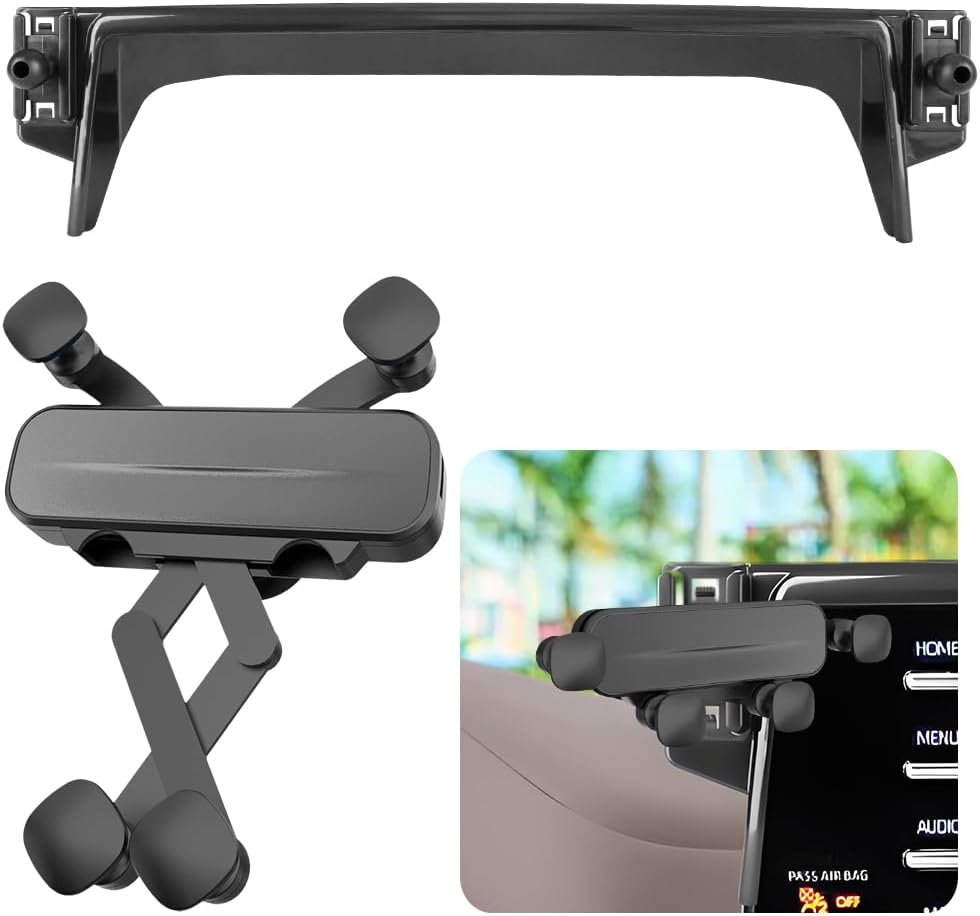 Car Phone Holder Mount for Toyota Sienna 2021 2022 2023 2024 Auto Accessories Navigation Screen Bracket Interior Decoration Mobile Cell Phone Mount 【Not fit Sienna 2025】