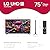 LG 75-Inch Class UHD AI 4K UA77 Series Smart TV w/AI Sound Pro, HDR10, 4K Super Upscaling, Filmmaker Mode, Wow Orchestra, Compatible with Alexa (75UA7700PUA, 2025)