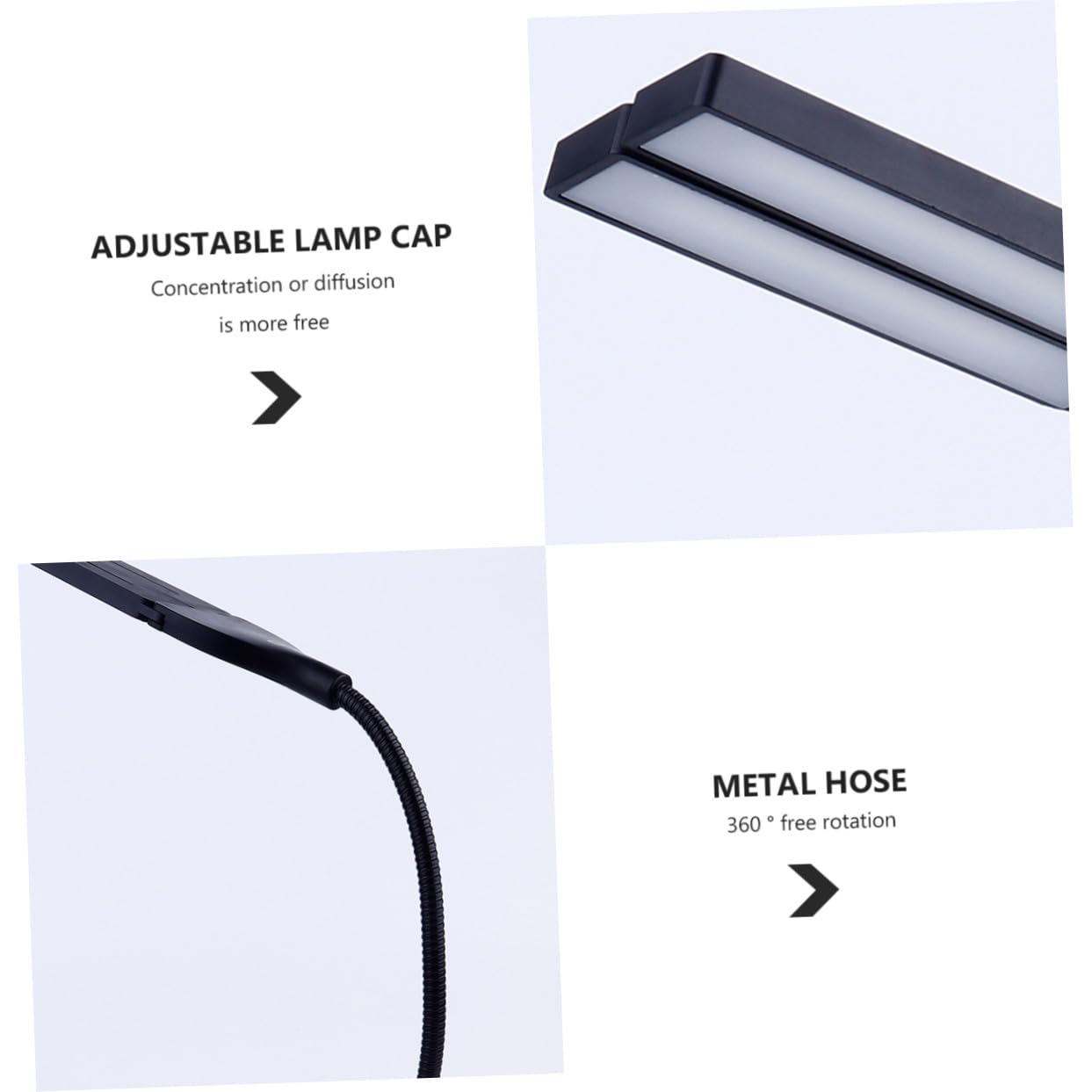 ERINGOGO Lampe Led Tactile Pour Pupitre De Piano, Réglable, Pince, Alimentation Usb, Couleur Noire, Lumière Douce Protectrice Des Yeux, Pour Éclairage De Partitions Et Pratique Musique