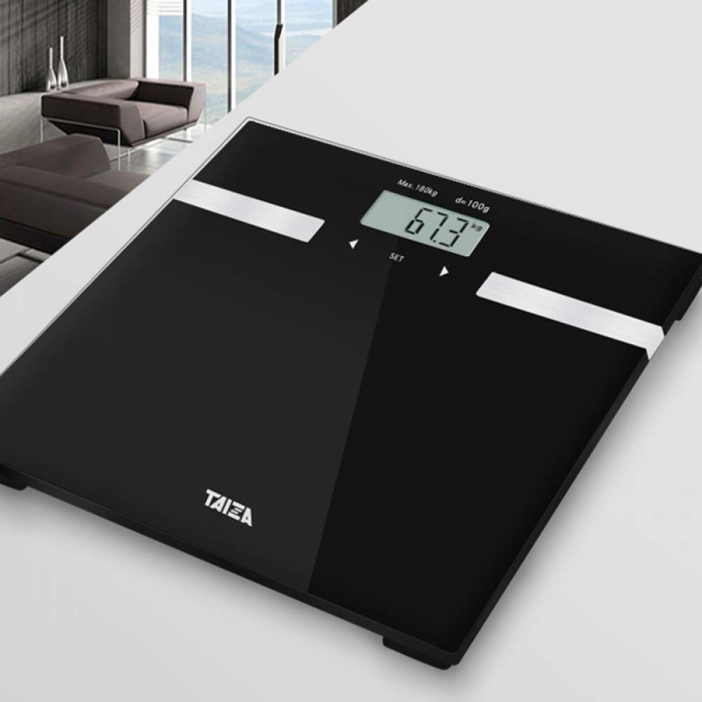 Elektroniczna waga waga łazienkowa Smart Touch pomiar wagi 400Lb/0.1Kg waga cyfrowa tor waga ciała tłuszcz woda kalorie mięśni masa kostna łazienka