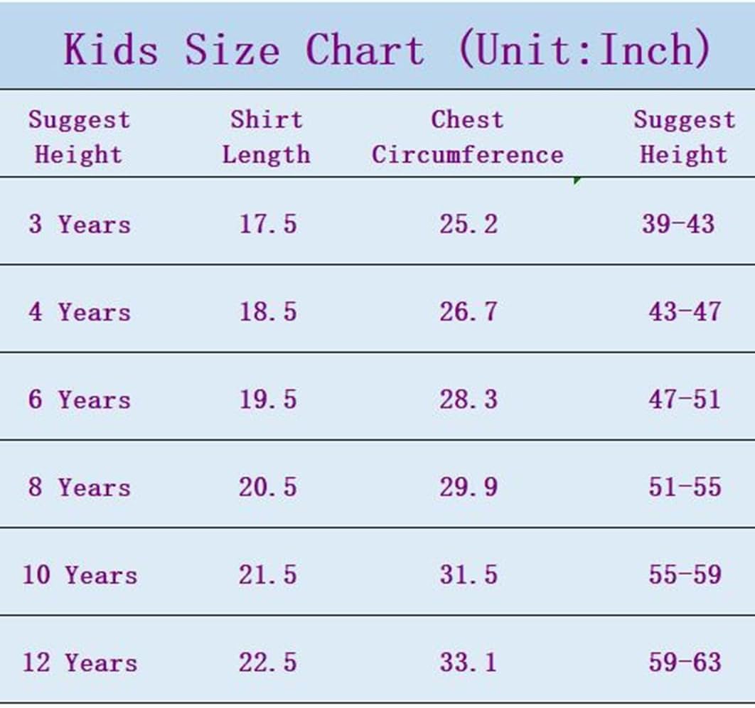 Kids Boys Girls Cool 3D T-Shirt Short Sleeve Print Tee Shirt Tops