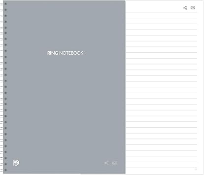 Neo Smartpen NDO-DN233 N Ring Notebook Compatible N Notebook, Ring Type, A5, Horizontal Rule, 152P
