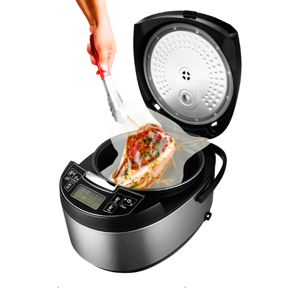 REDMOND RMC-RMC-M4512 (russo) con 40 programmi (pane, cottura a vapore, ecc.), Display LCD touch da 5 litri, Multivarka