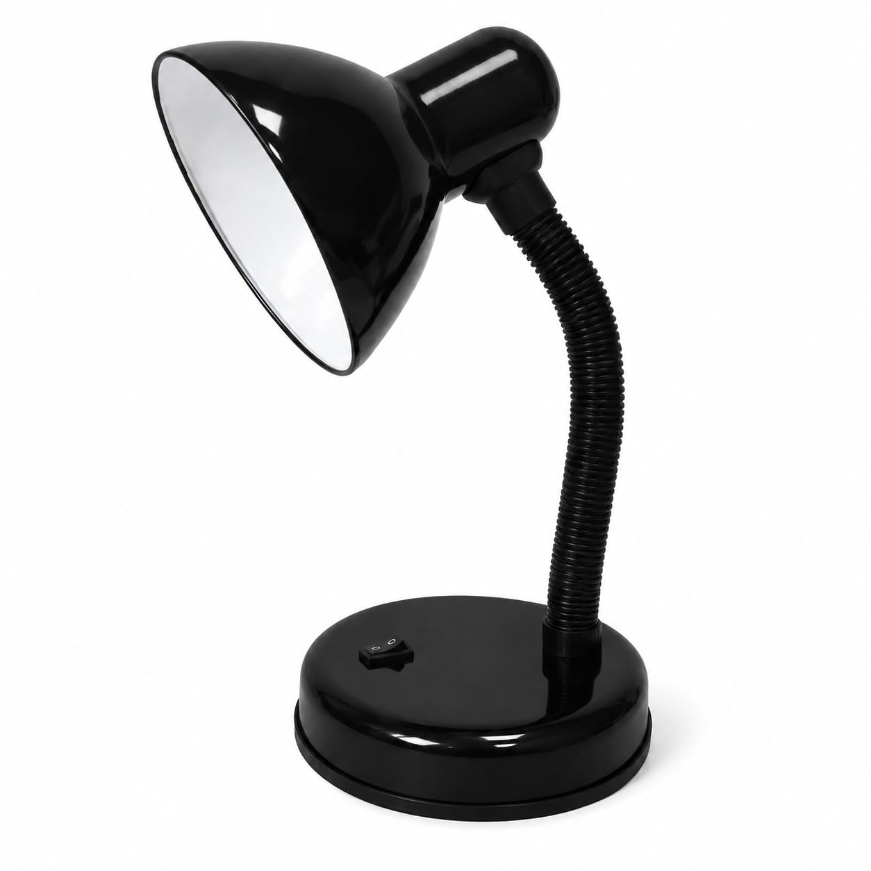 Wajha Flexible Desk Lamp E27 40W Adjustable Neck Table Lamp for Study Reading Work Office Bedroom Home, Metal Task Light with UK Plug, Simple Modern Design for Desk Table Workspace