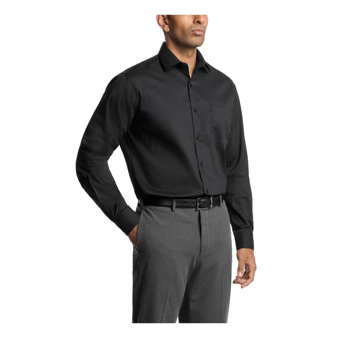 Van Heusen Mens Dress Shirt Regular Fit Everyday Defense Stretch